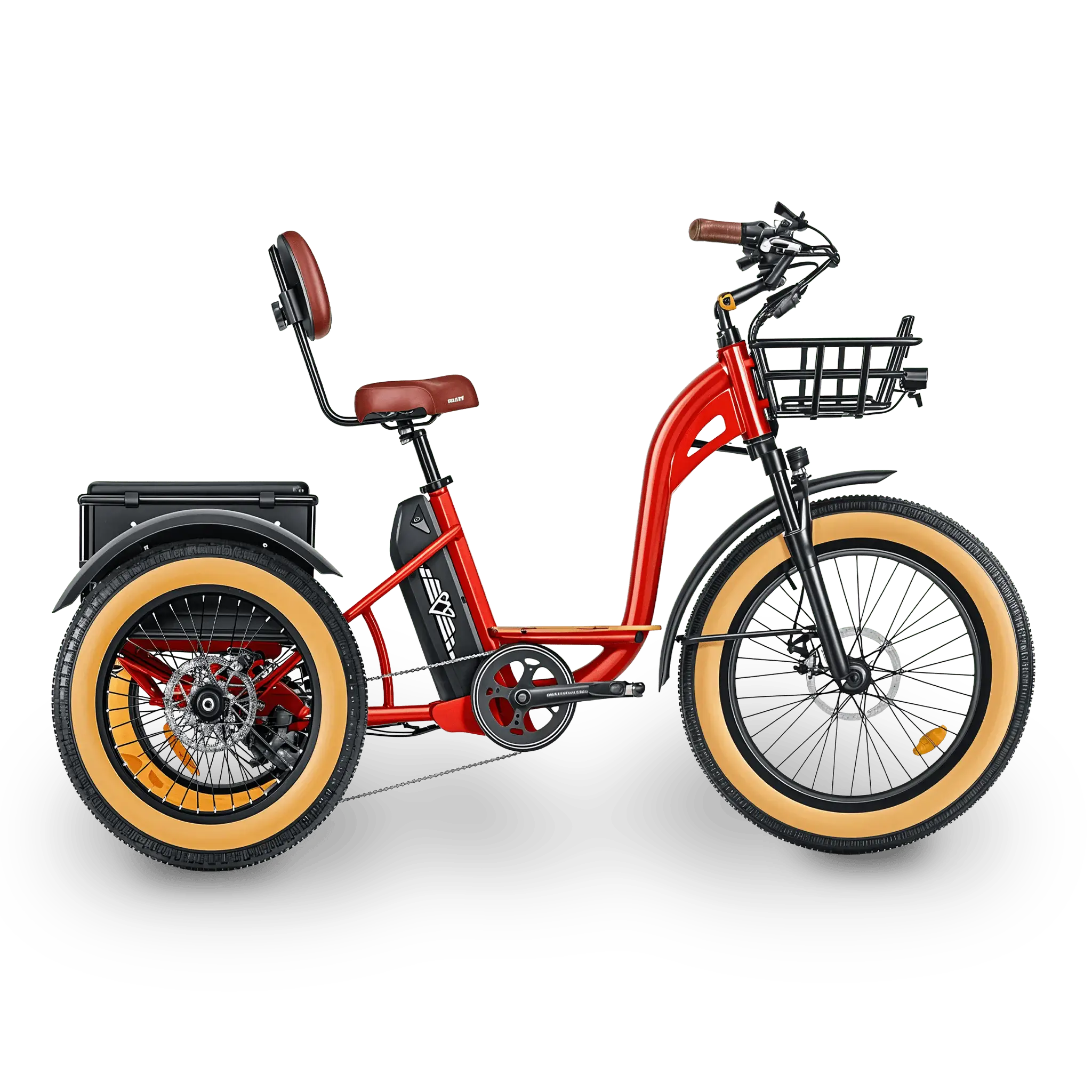 fully e trike The Sleigh Plus Electric Cargo Trike